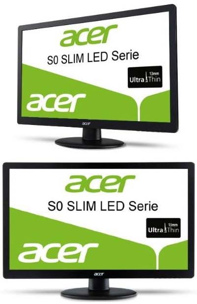 Acer представляет линейку мониторов S0